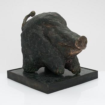 Ahti Seppet, a bronze sculpture, signed.