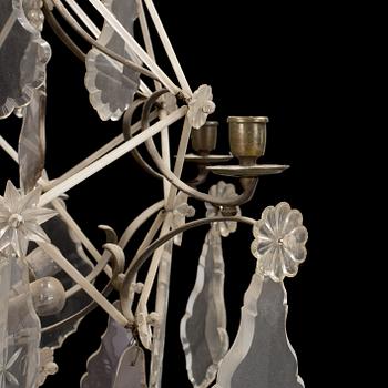 a rococo-style chandelier from the first half of the 20th century.