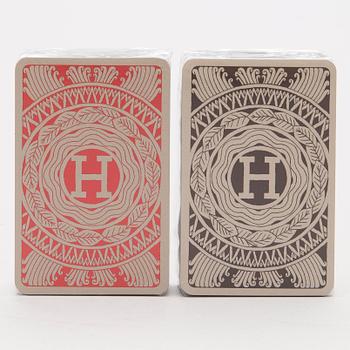 playing cards.