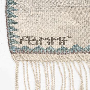 Barbro Nilsson, a 'Tånga ljus' carpet, tapestry weave, c. 319 x 238 cm, signed AB MMF BN.