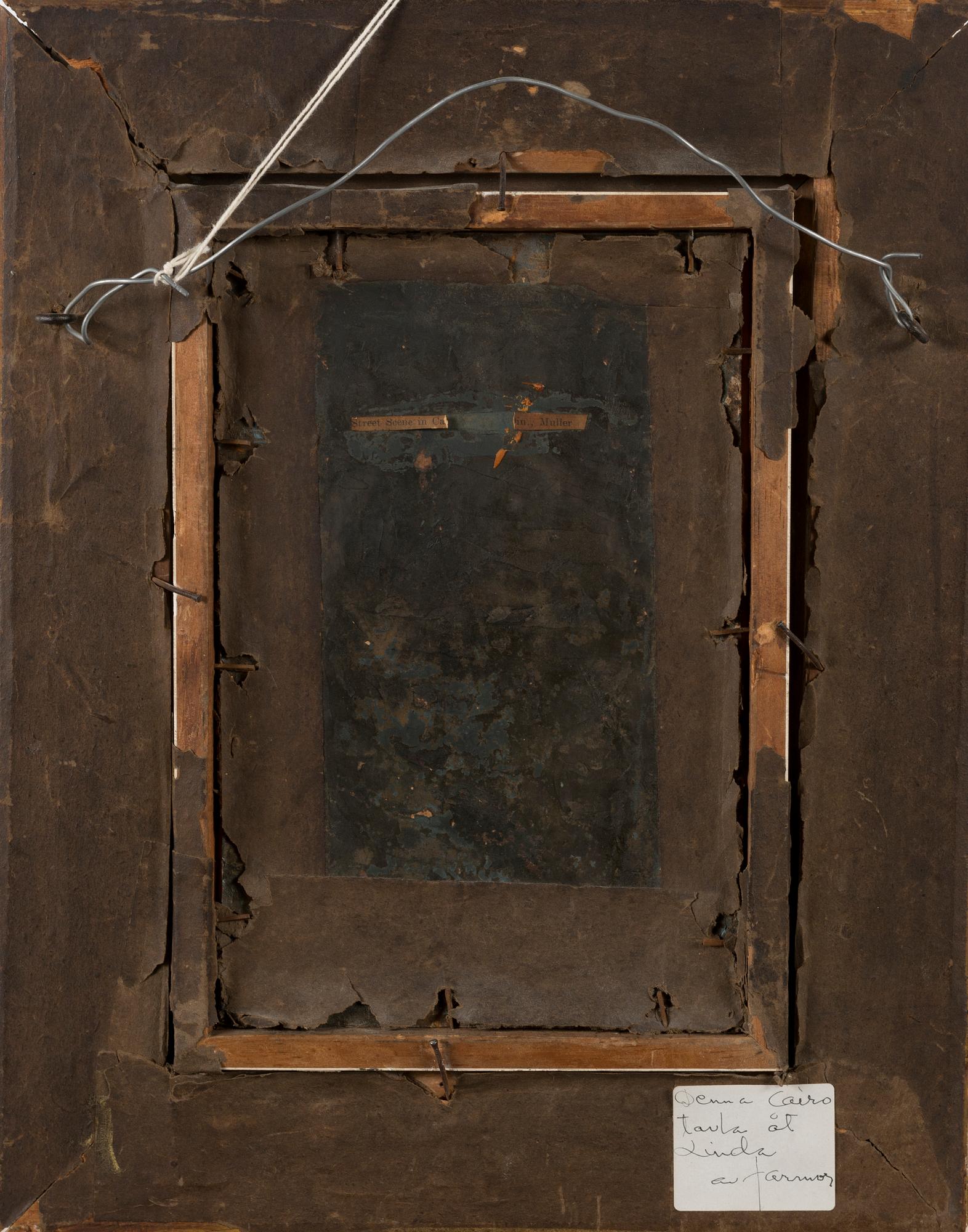 WILLIAM JAMES MULLER, oil on panel, signed and dated -43.