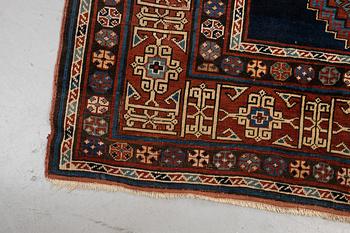 A runner antique Shirvan, probably, around 370 x 140 cm.