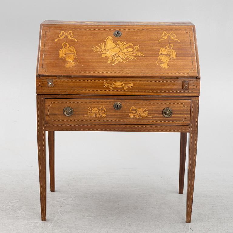 A Gustavian Style Desk, circa 1900.