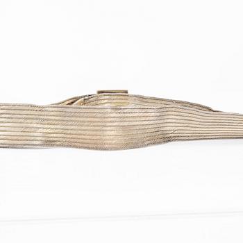 An Ottoman Empire silver belt, Turkey, circa 1880. Total weight approx. 418 g.