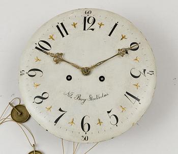 GOLVUR, av Nils Berg (urmakare i Stockholm 1751-94). Tidigt gustavianskt.