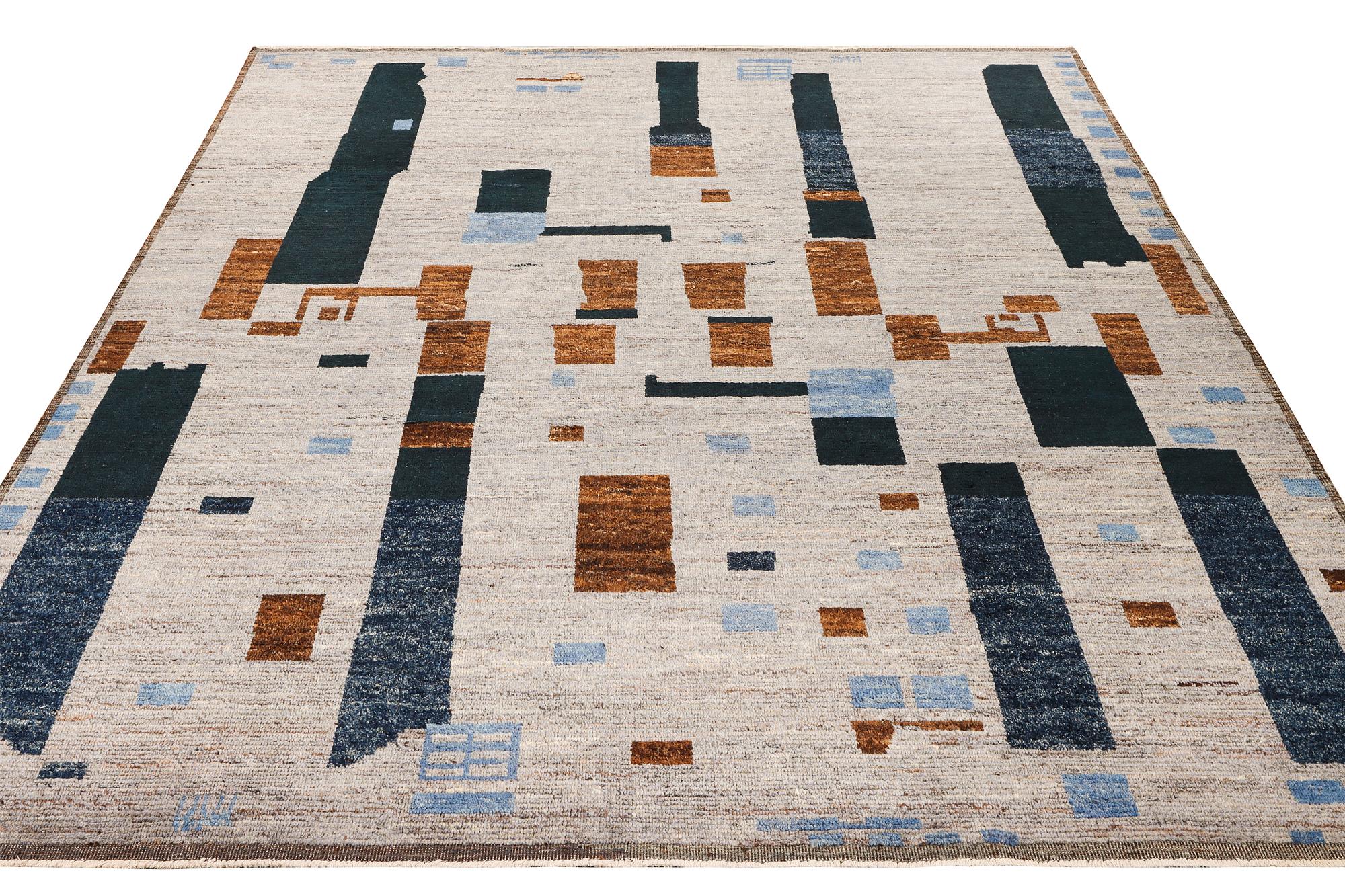 A Morocco carpet, c. 372 x 281 cm.