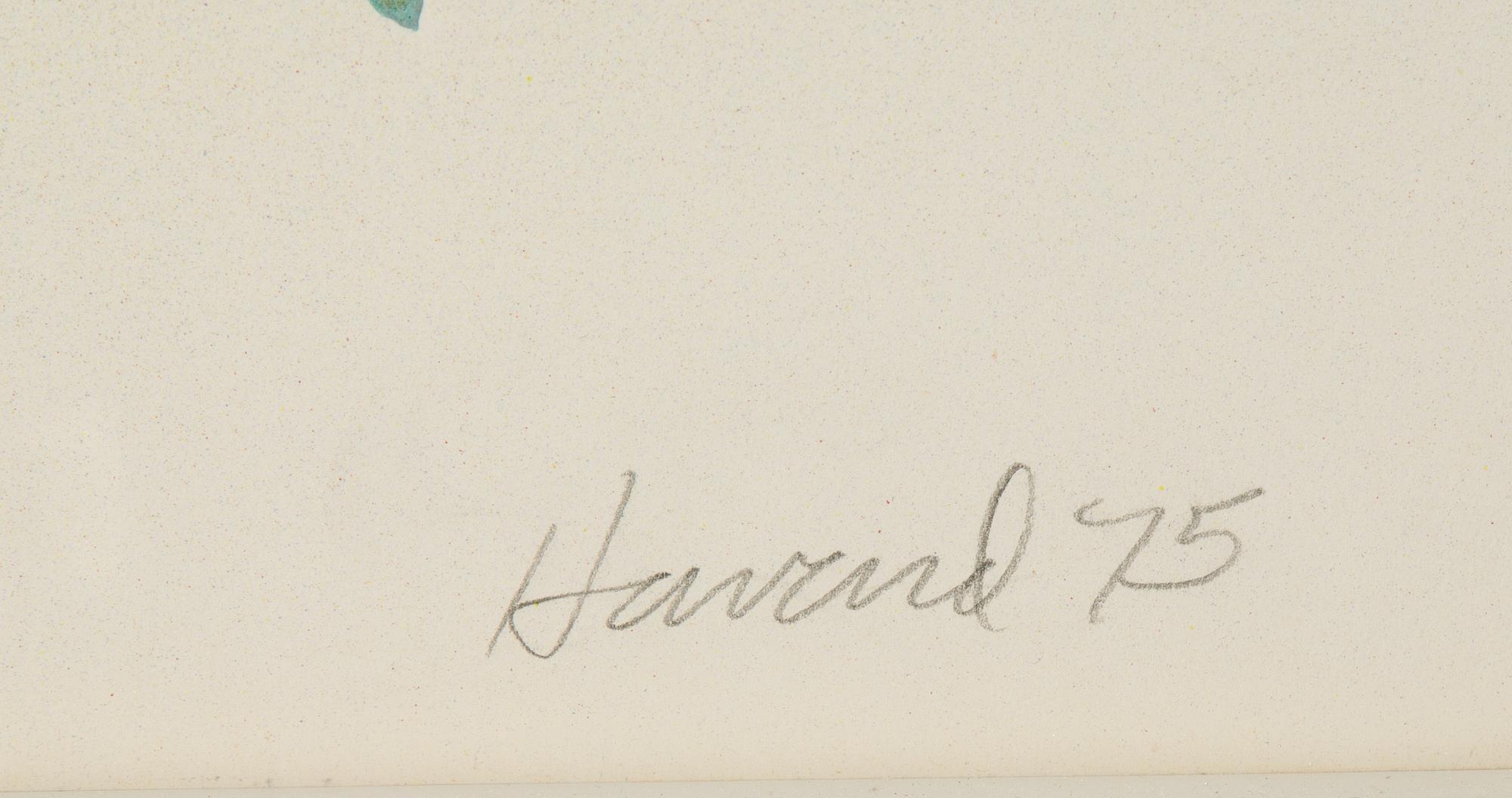 James Havard, mixed medai on papaer, signed and dated -75.