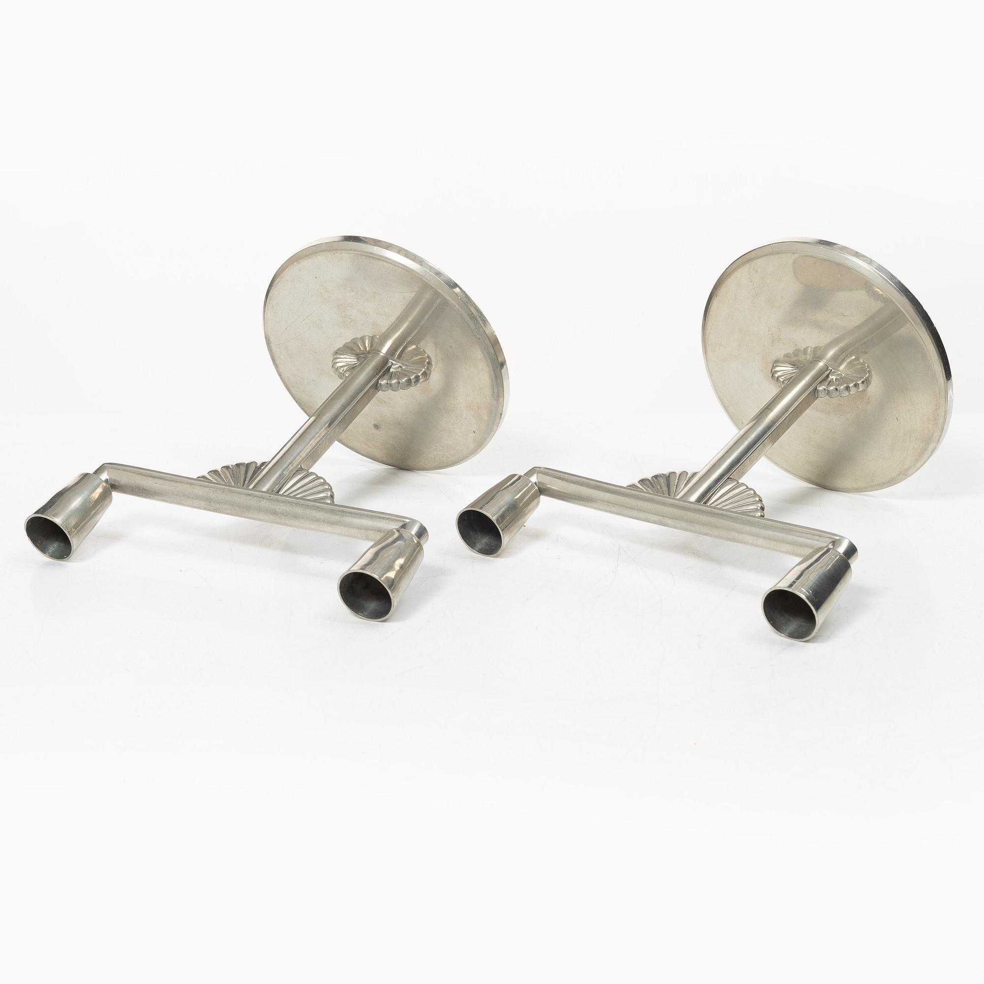 Candle holders a pair, KE & Co. 1935.
