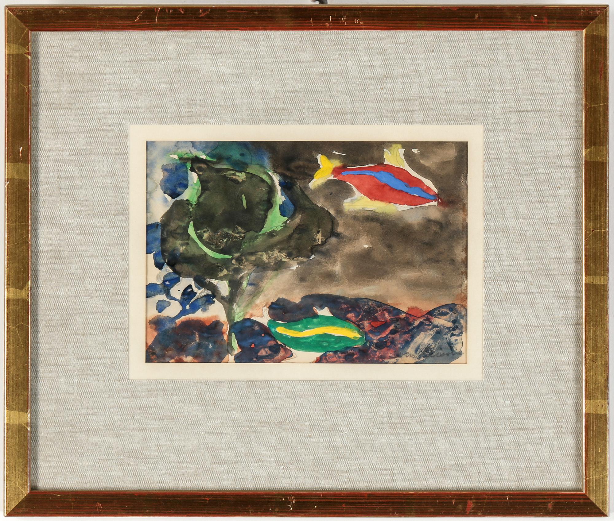 SVEN X:ET ERIXSON, akvarell. Signerad.