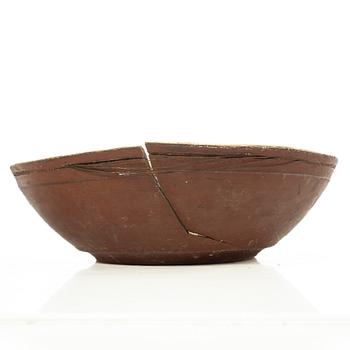 Bowls, 5 pcs, folk art, 19th century.