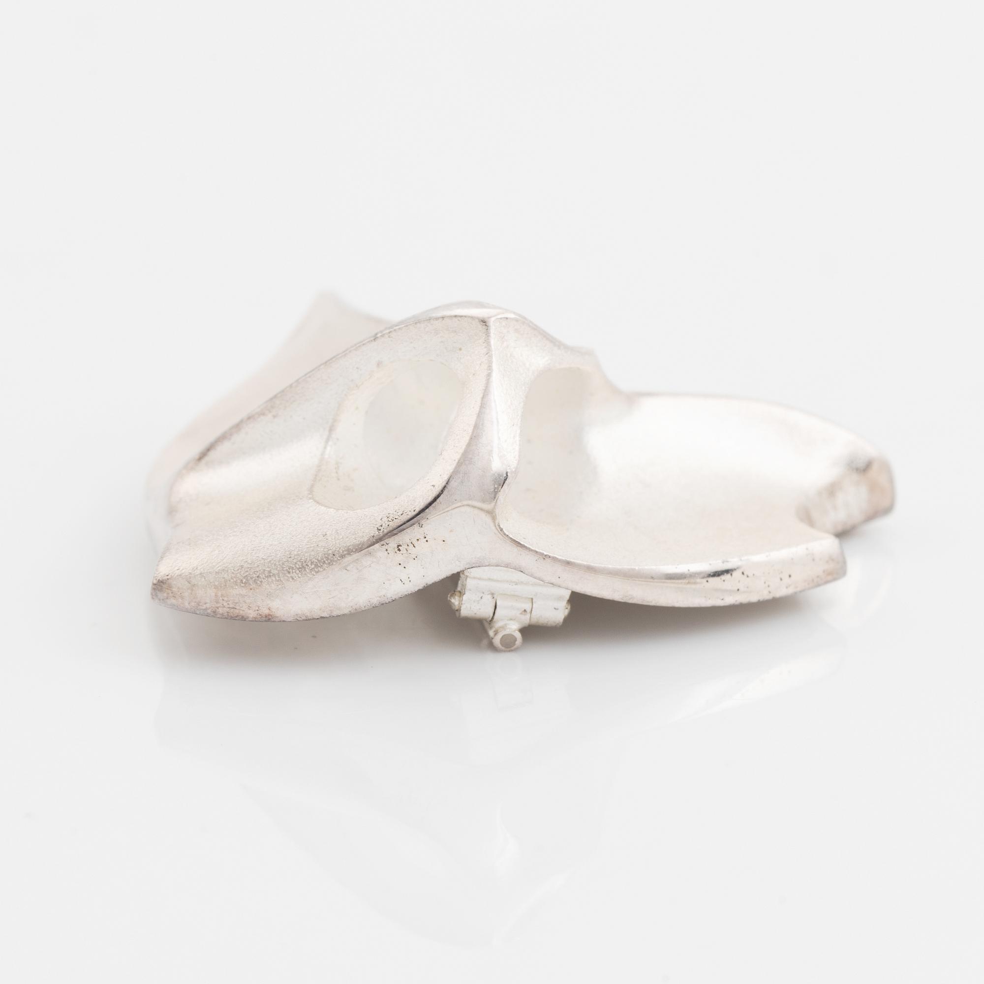 Björn Weckström, brosch,  "Labyrinth",  sterlingsilver. Lapponia 2007.