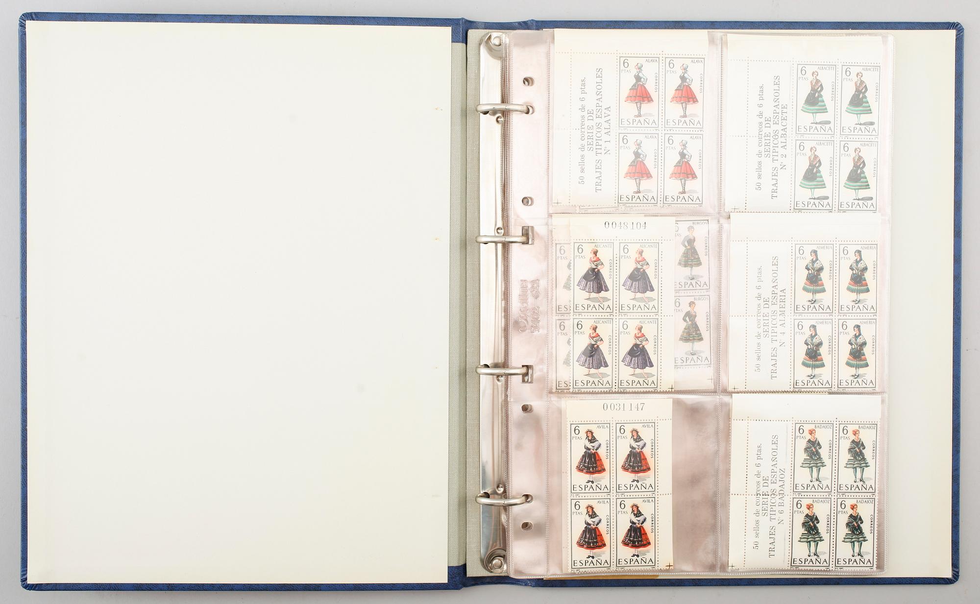 SAMLING FRIMÄRKEN, 1900-tal.