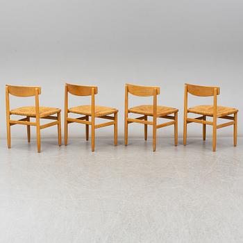 a set of four 'Öresund' chairs by Børge Mogensen for Firma Karl Andersson.