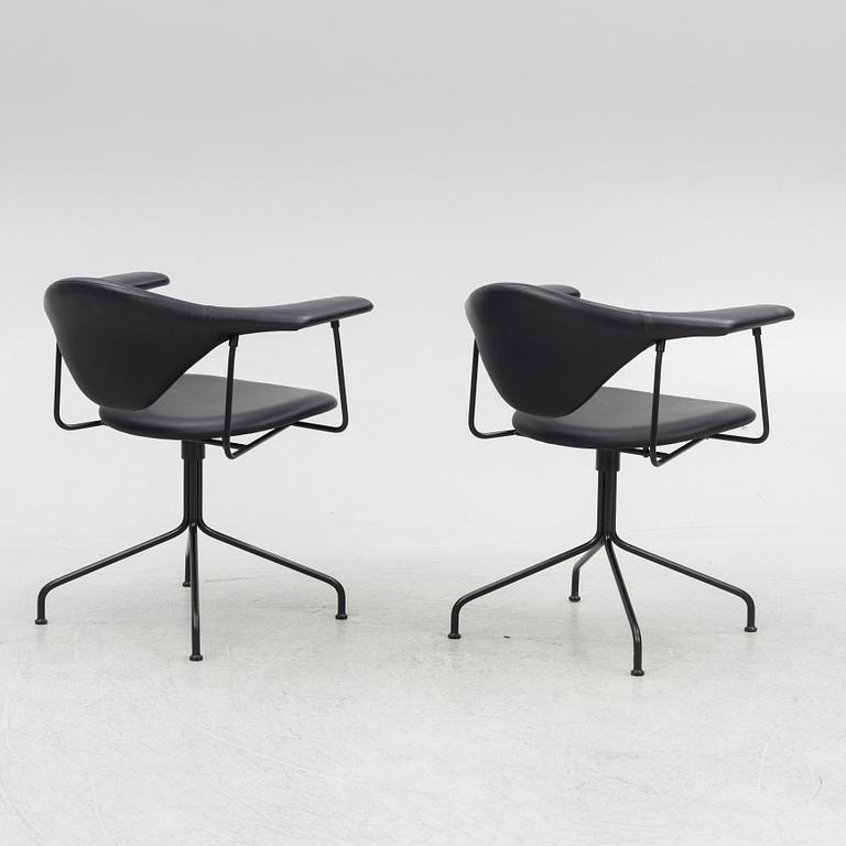 GamFratesi, a pair of 'Masculo' chairs, Gubi, Danmark.