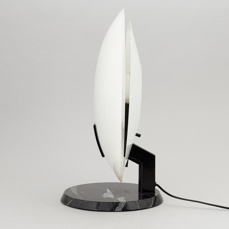Bruno Gecchelin, a 'Perla Table Lamp' from Oluce, Italy, designed 1980.