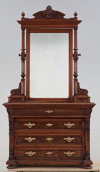 SPEGELBYRÅ. Nyrenässans, 1800-talets andra hälft.