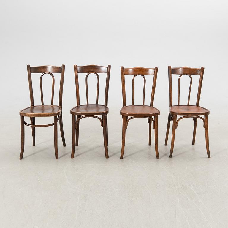 Chairs, 4 pcs, first half of the 20th century.