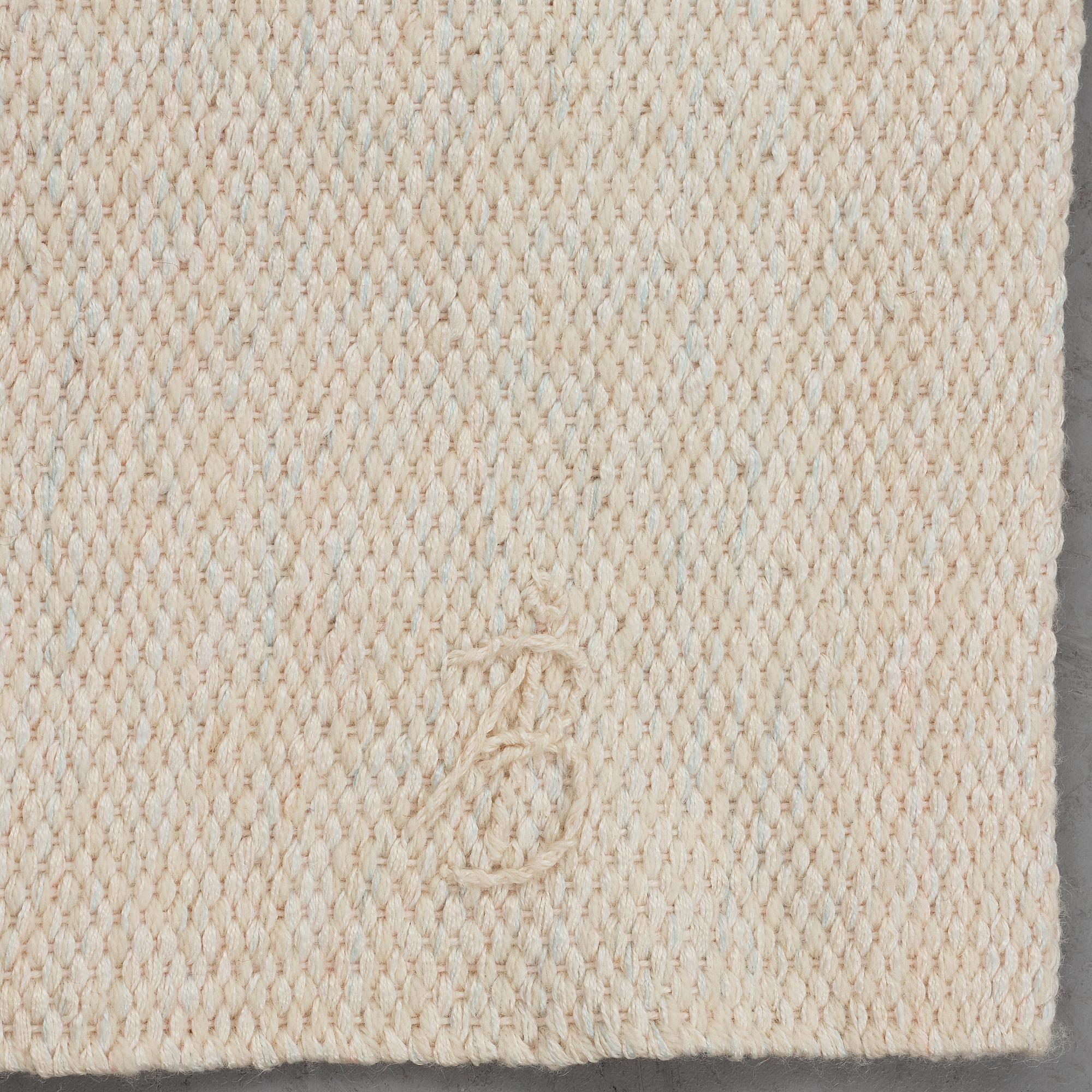 Åsa Bengtsson, VÄVD TAPET, "Möte i parken", slätväv, ca 159 x 152 cm, signerad HV MF ÅB.