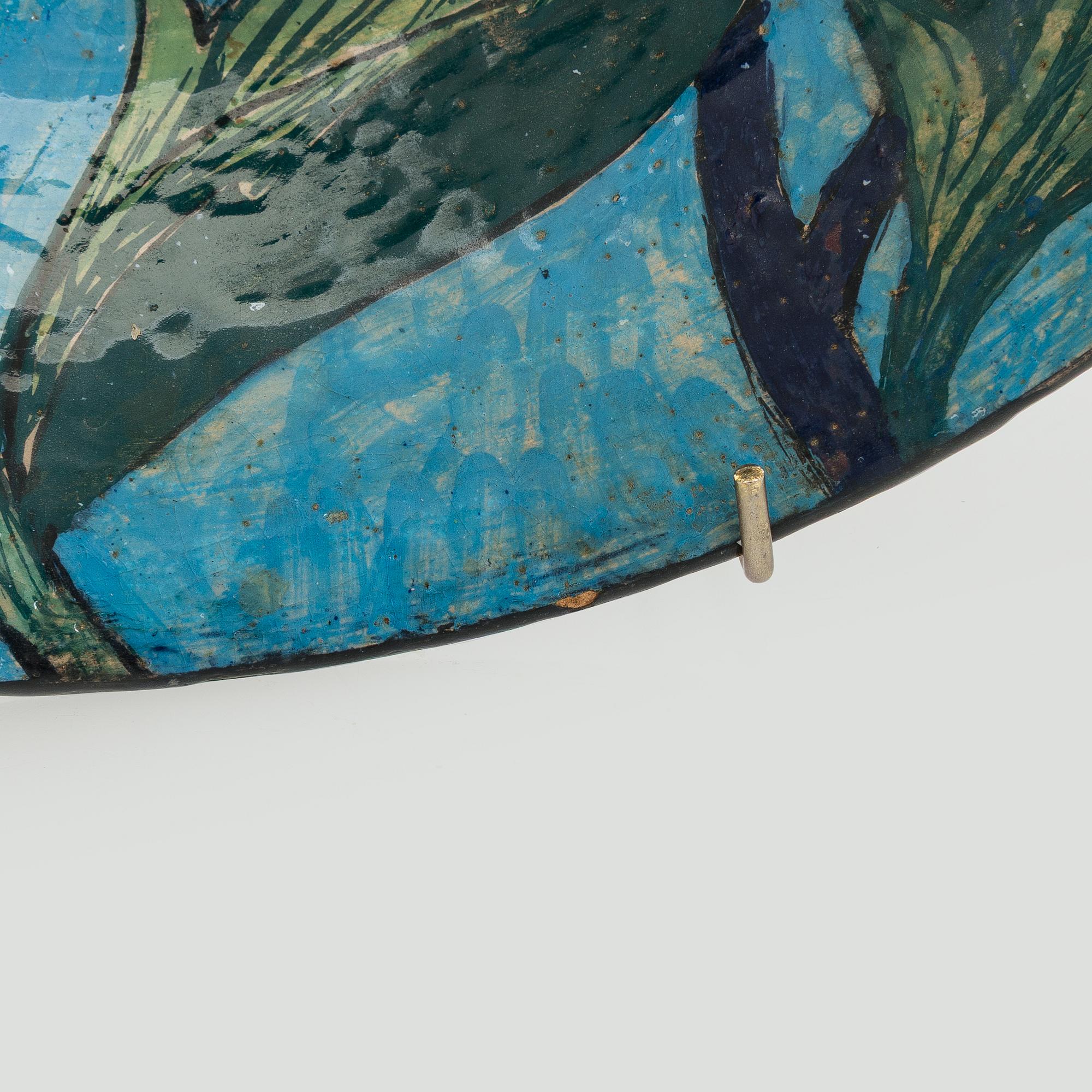 Dorrit von Fieandt, A decorative ceramic bowl signed DF. Unique.