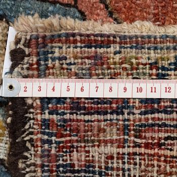 Carpet, Heris, approx. 355 x 290 cm.