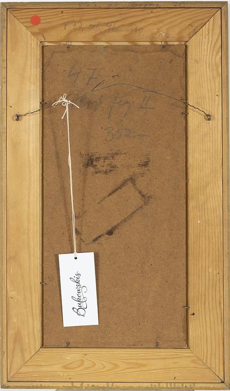 Ivar Morsing, olja på pannå, signerad och daterad -56.