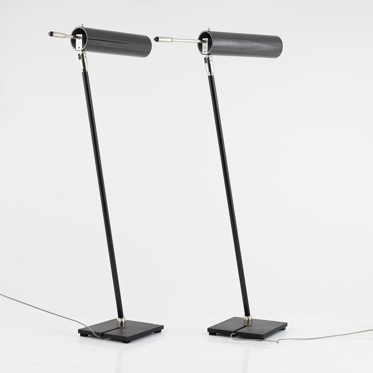 Enzo Catellani, a pair of 'Lucerna 500' table lamps, Cattelani & Smith, Italy.