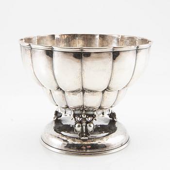 Goblet on foot Swedish import marks silver first half of the 20th century.