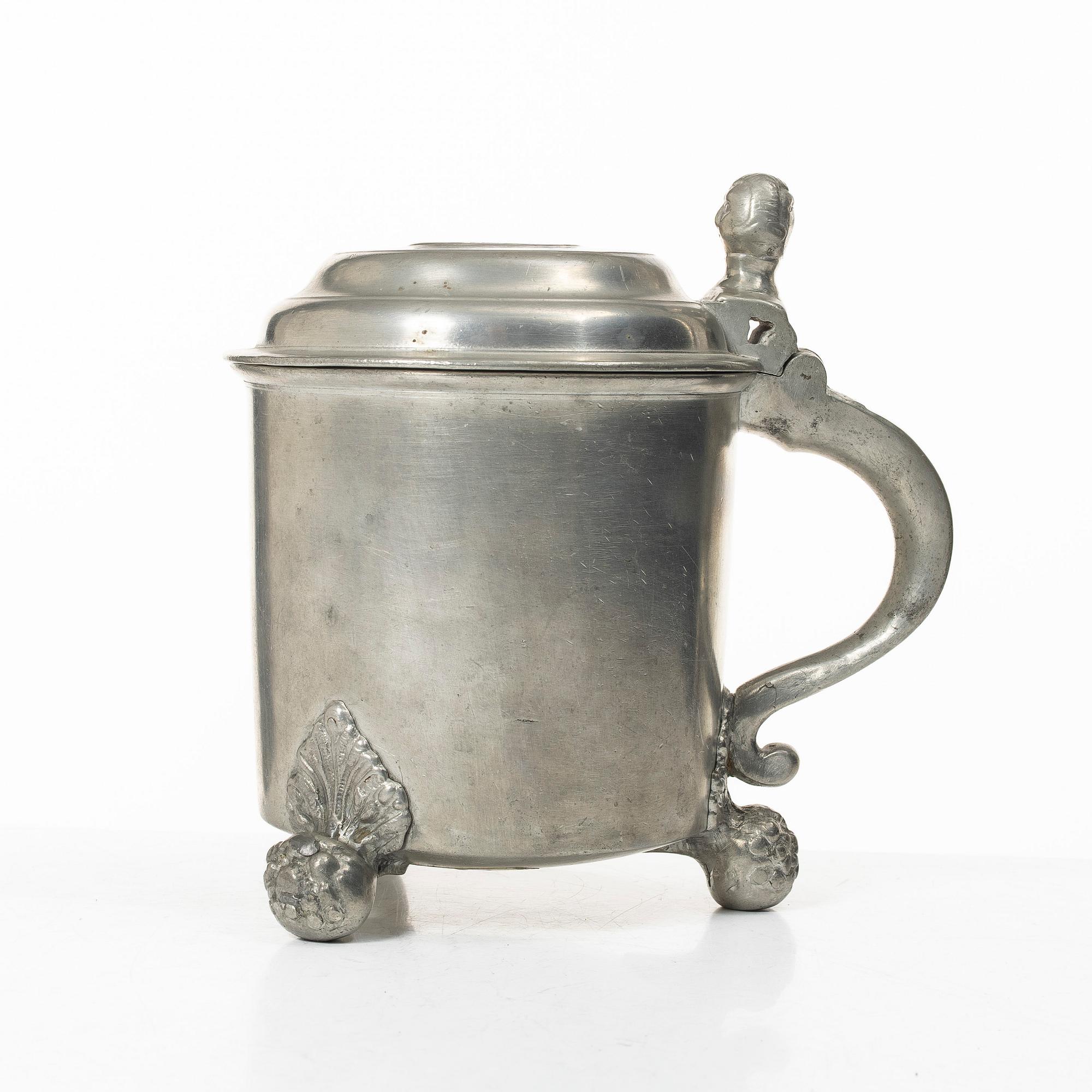 Dryckeskanna av Zadoch Bergenholtz, Vimmerby, 1799.
