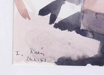 ROSÉN, SVEN OLOF. Akvarell, sign. o dat. 26.1.61.