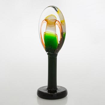 Oiva Toikka, skulptur, "Lollipop", signerad O. Toikka Iittala 2015 43/50.