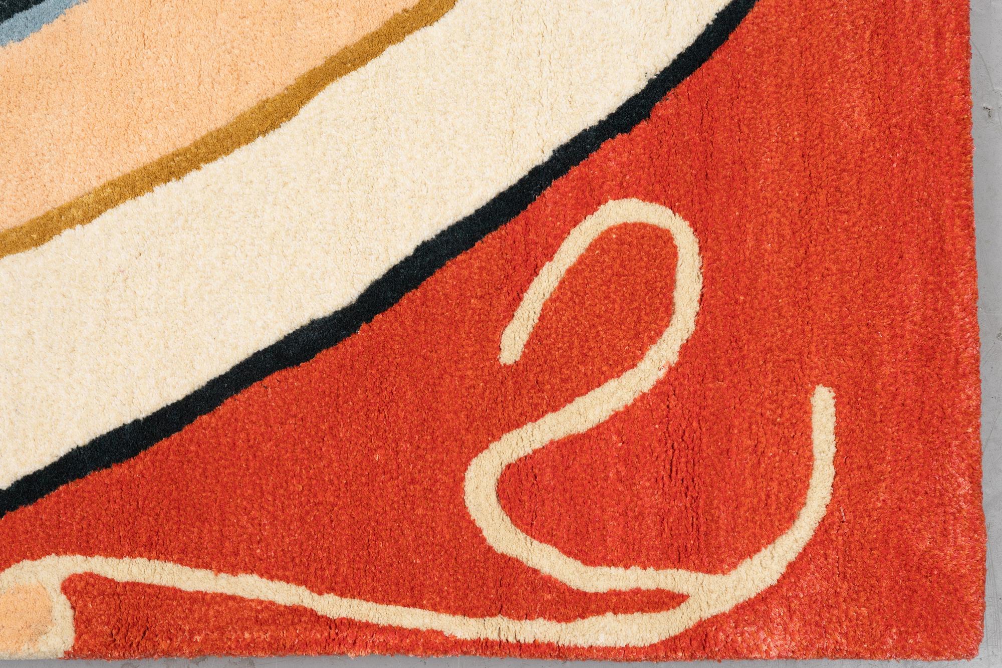 Hilma af Klint, a carpet, "Group VI, no 15, Series WUS, Seven Pointed Star", 11/30, hand tufted, ca 221 x 168 cm.