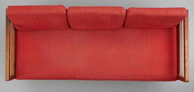 Axel Einar Hjorth, a stained pine sofa 'Sport', Nordiska Kompaniet Sweden, late 1930s.