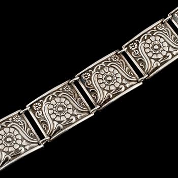ARMLÄNK, silver, Ceson, Göteborg, 1948. Vikt 30 g.