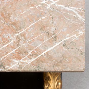 A Swedish Empire early 19th Century console table by Petter Gustaf Bylander.