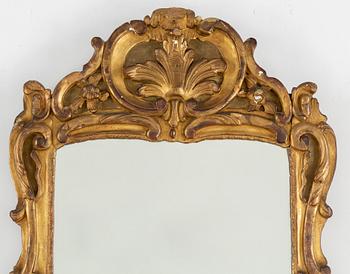 A 19th century Louis XV-style mirror.