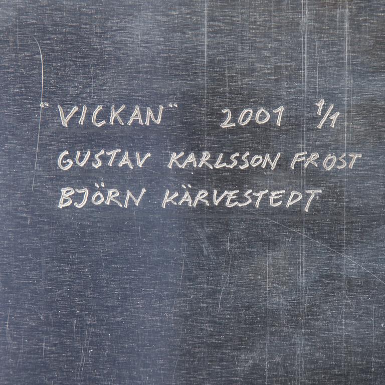 GUSTAV KARLSSON FROST OCH BJÖRN KÄRVESTEDT. Photograph, 'Vickan'. Signed, dated 2001 and numbered 1/1 on verso.