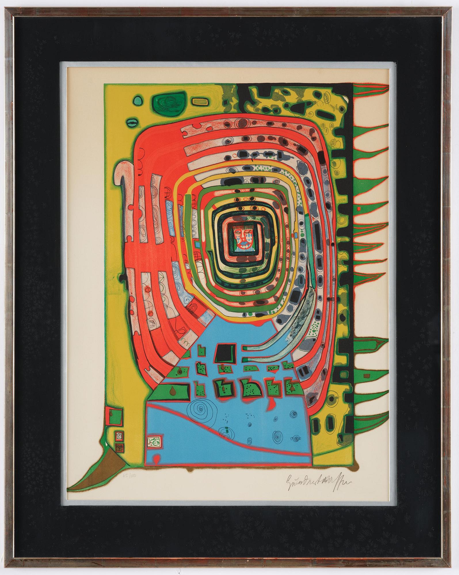 Friedensreich Hundertwasser, "The False Eyelash".