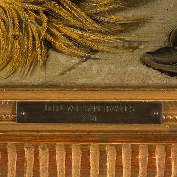 JOHN WILLIAM HAYNES, oil on canvas, signed and dated -61.