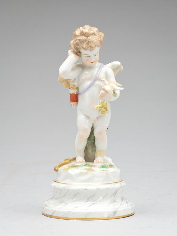 FIGURIN, porslin, Meissen, 1800/1900-tal.