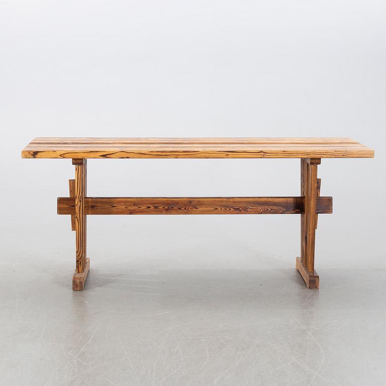 TABLE, pinewood, second half of the 20th century.