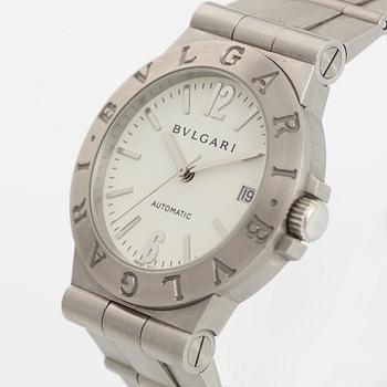 Bvlgari, Diagono, wristwatch, 36 mm.