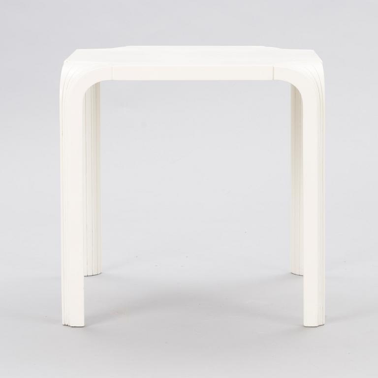 A late 20th century 'X601' stool for Artek, Finland.