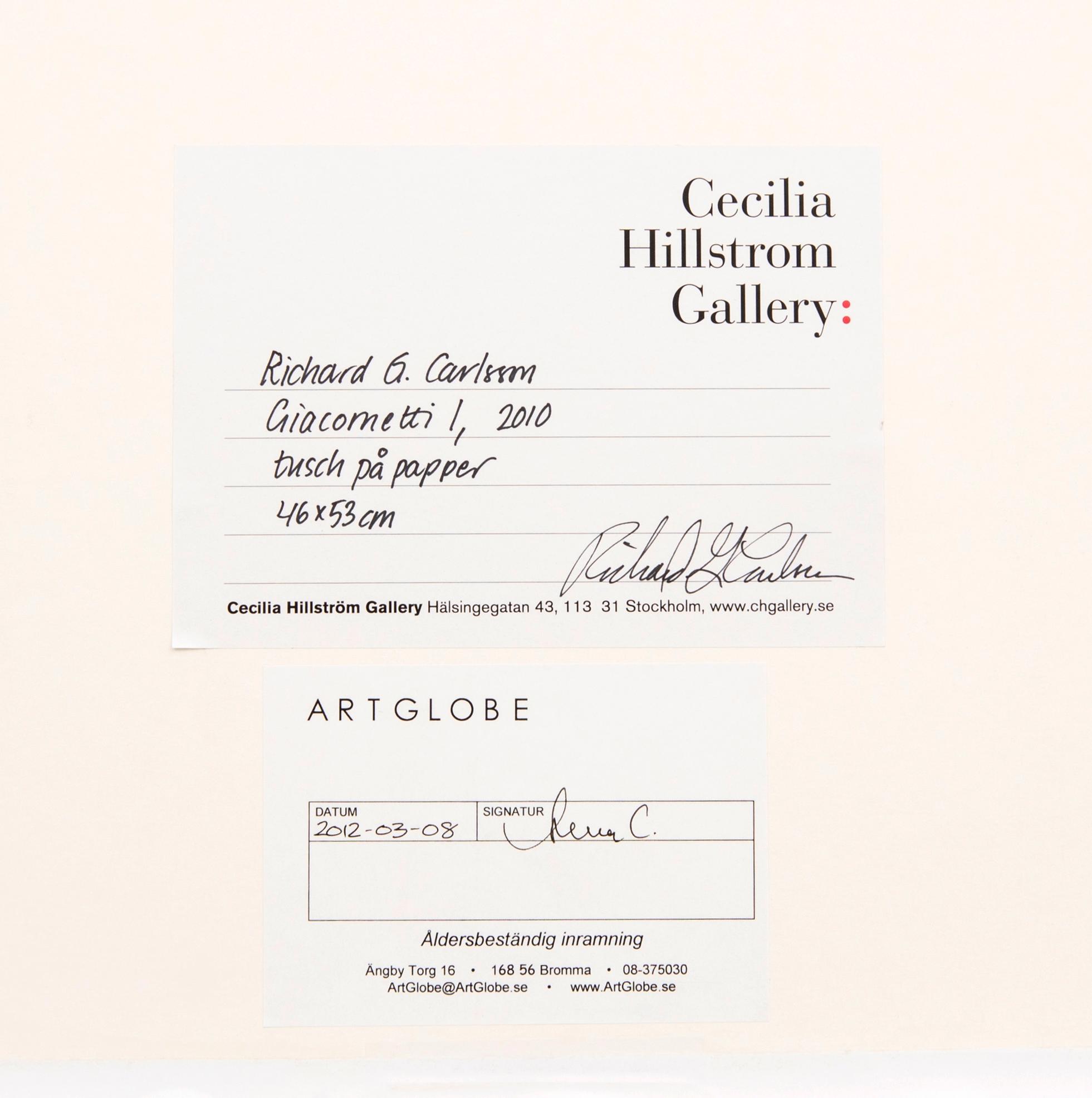 Richard G. Carlsson, "Giacometti 1".