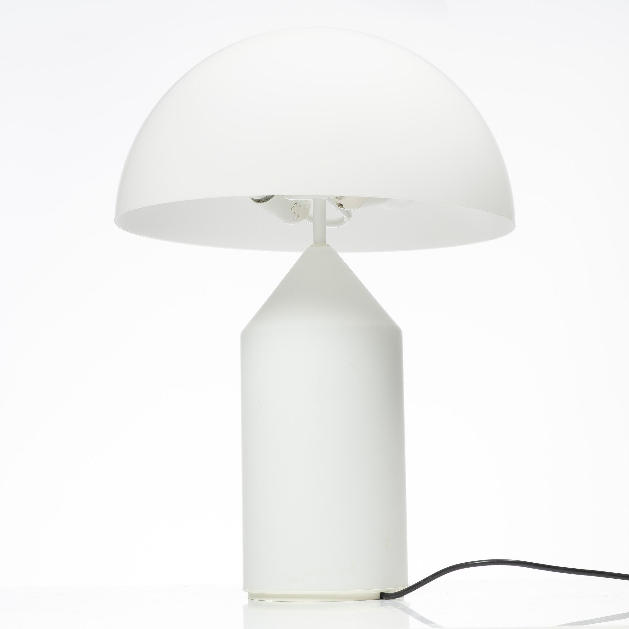 Vico Magistretti, Table lamp, 'Atollo', Oluce, Italy.