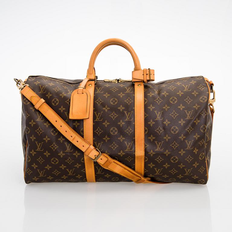 Louis Vuitton, "Keepall 50 Bandouliere", laukku.