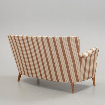 SOFFA samt FÅTÖLJER, ett par, Carl Malmsten.