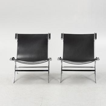 Antonio Citterio, a pair of 'Timeless" lounge chairs, Flexform, Italy.
