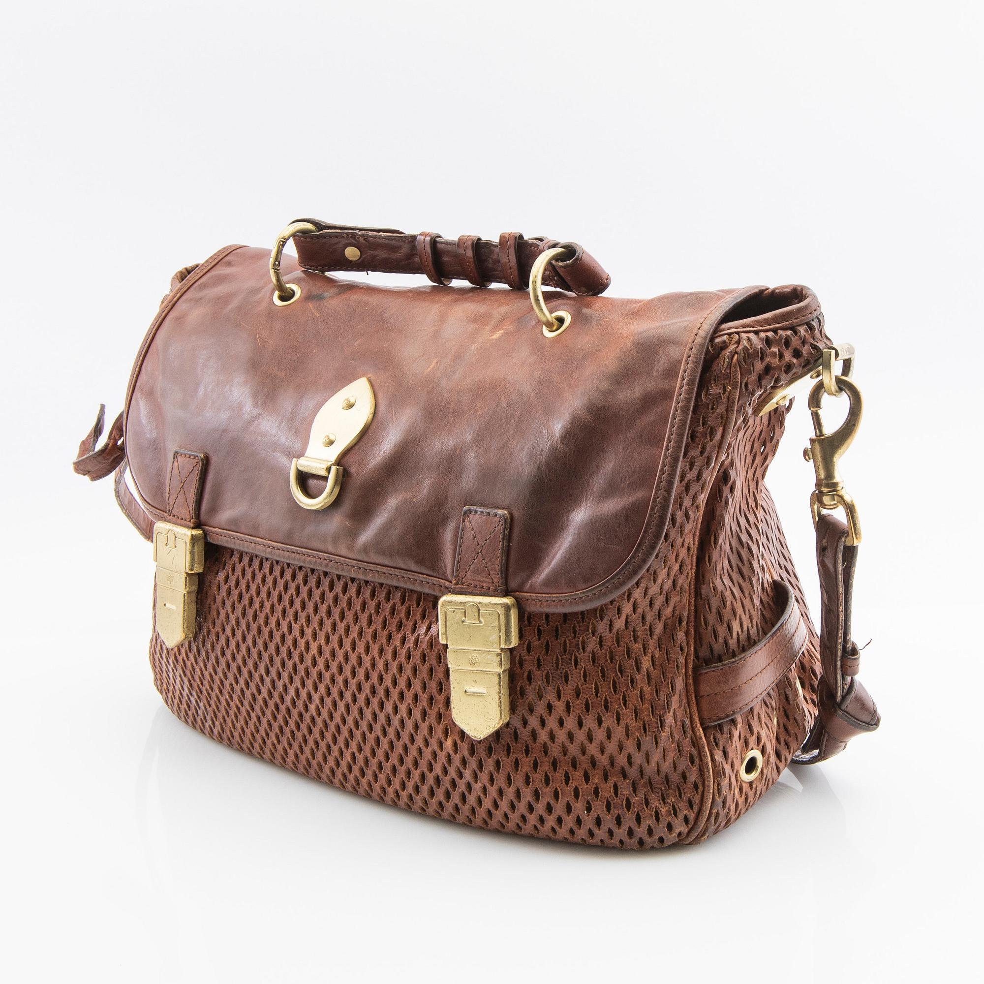 Mulberry, väska samt Filofax, vintage.