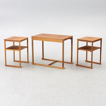 Carl Malmsten, a nestle table, "The Sledge", late 20th century.