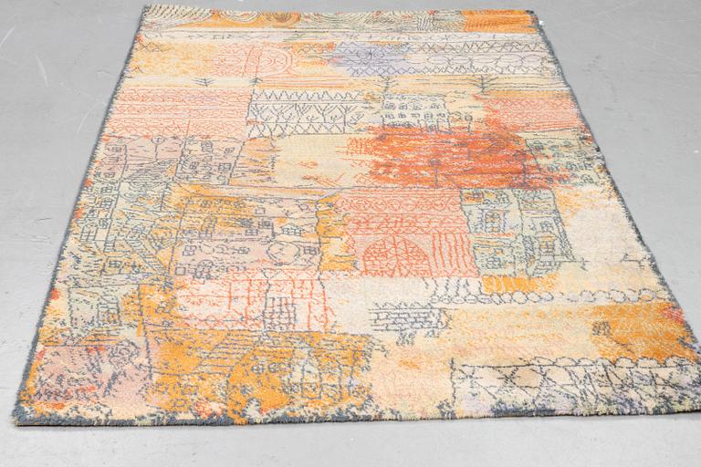 A Paul Klee rug, 'Florentinisches villenviertel'. Machine made pile.